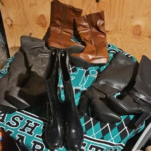 Stylish Boot Collection - Black, Brown, Gray